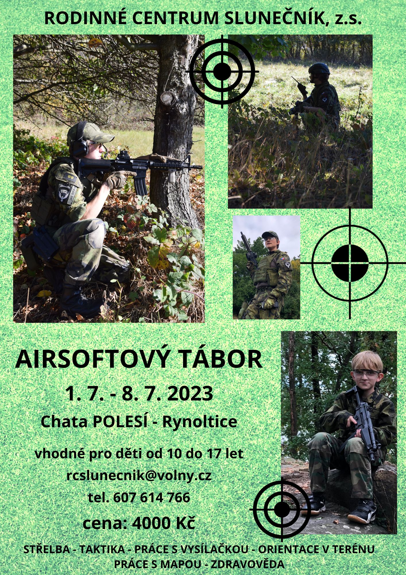 AIRSOFTOVÝ ODDÍL A TÁBOR